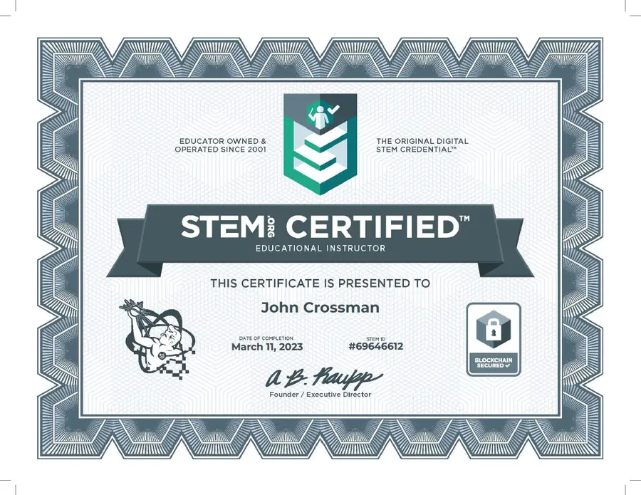 My STEM Cert