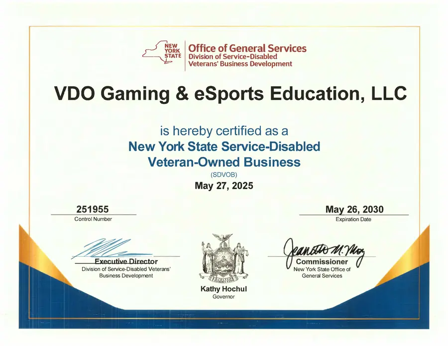 Certified Service-Disabled Veteran-Owned Business