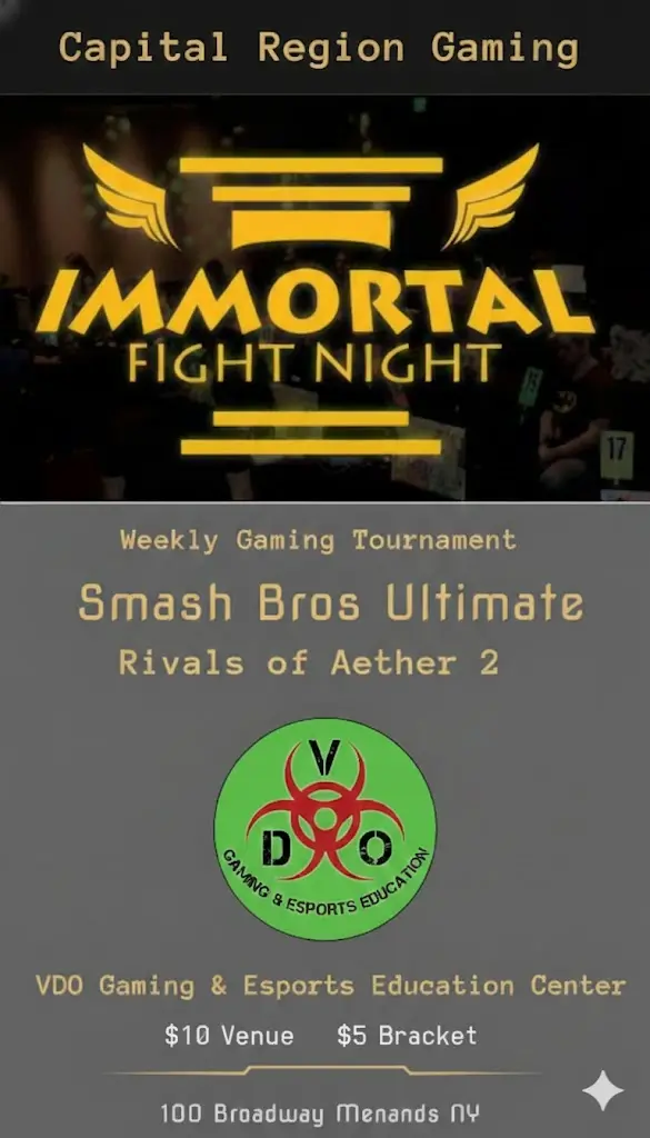New Immortal event flyer