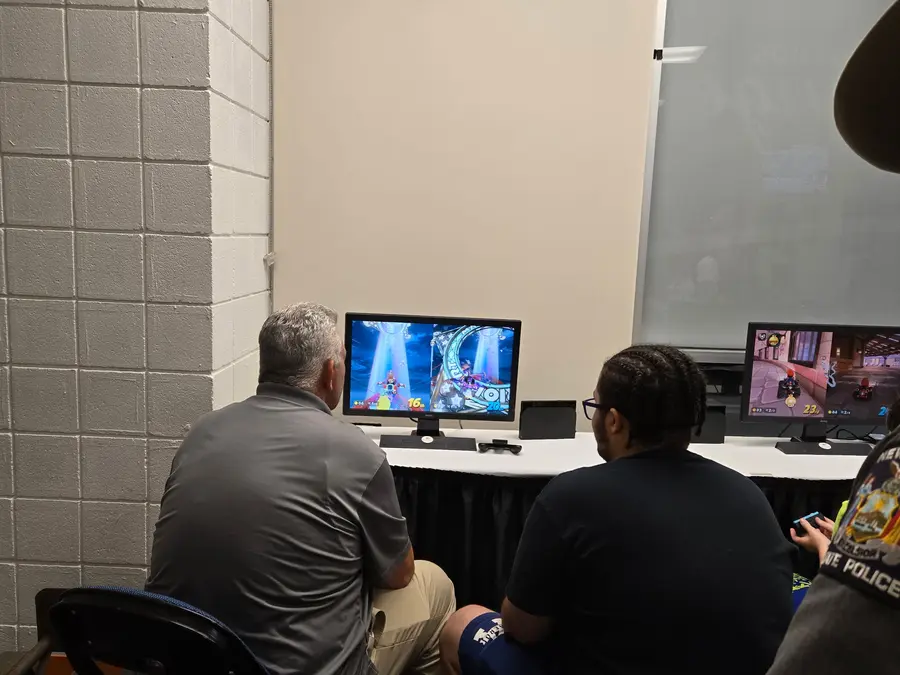 Playing Super Smash Bros together